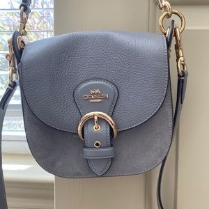 Grey coach crossbody bag